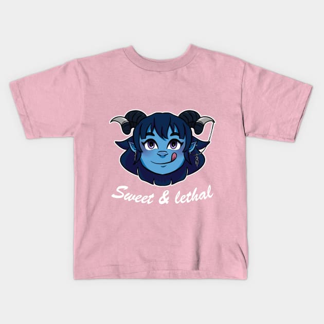 Jester - Sweet and lethal Kids T-Shirt by TheMightyPuella